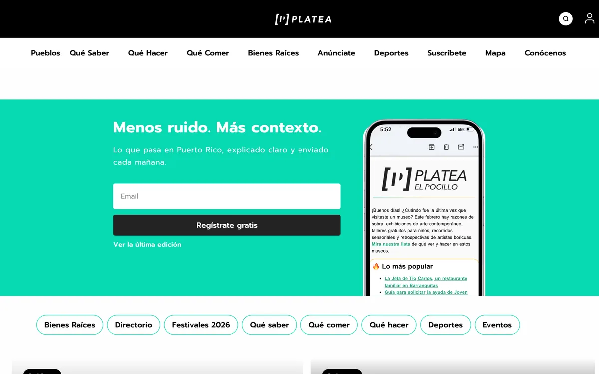 plateapr.com antes, en WordPress